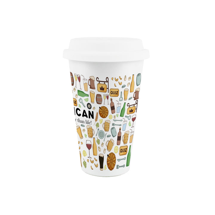 Purely Home Publican Ceramic Travel Mug