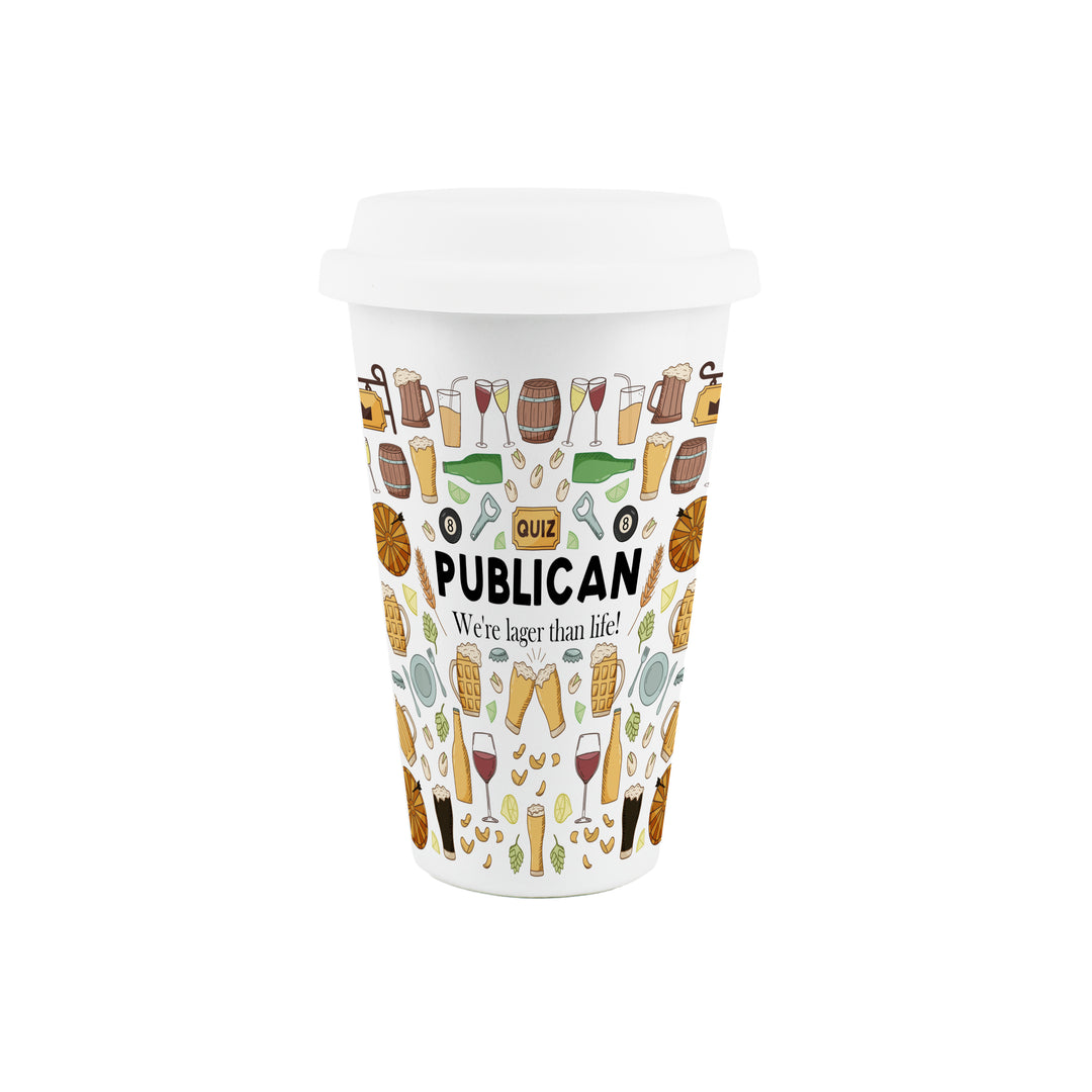 Purely Home Publican Ceramic Travel Mug