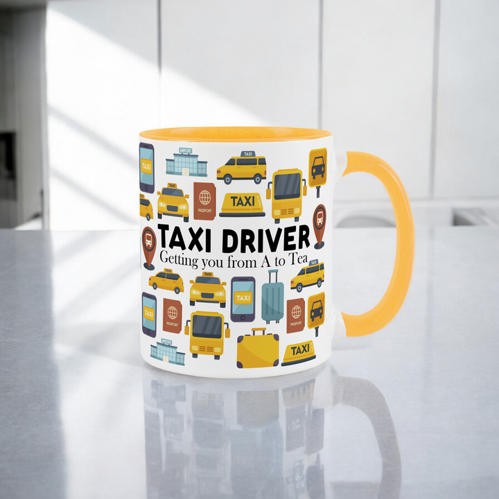 Purely Home Taxi Driver Ceramic Mug