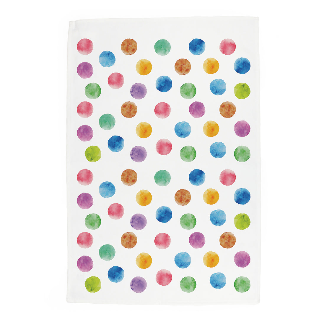 Purely Home Multicoloured Polka Dots Tea Towel