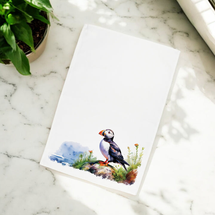 Purely Home Seaside Puffin Tea Towel