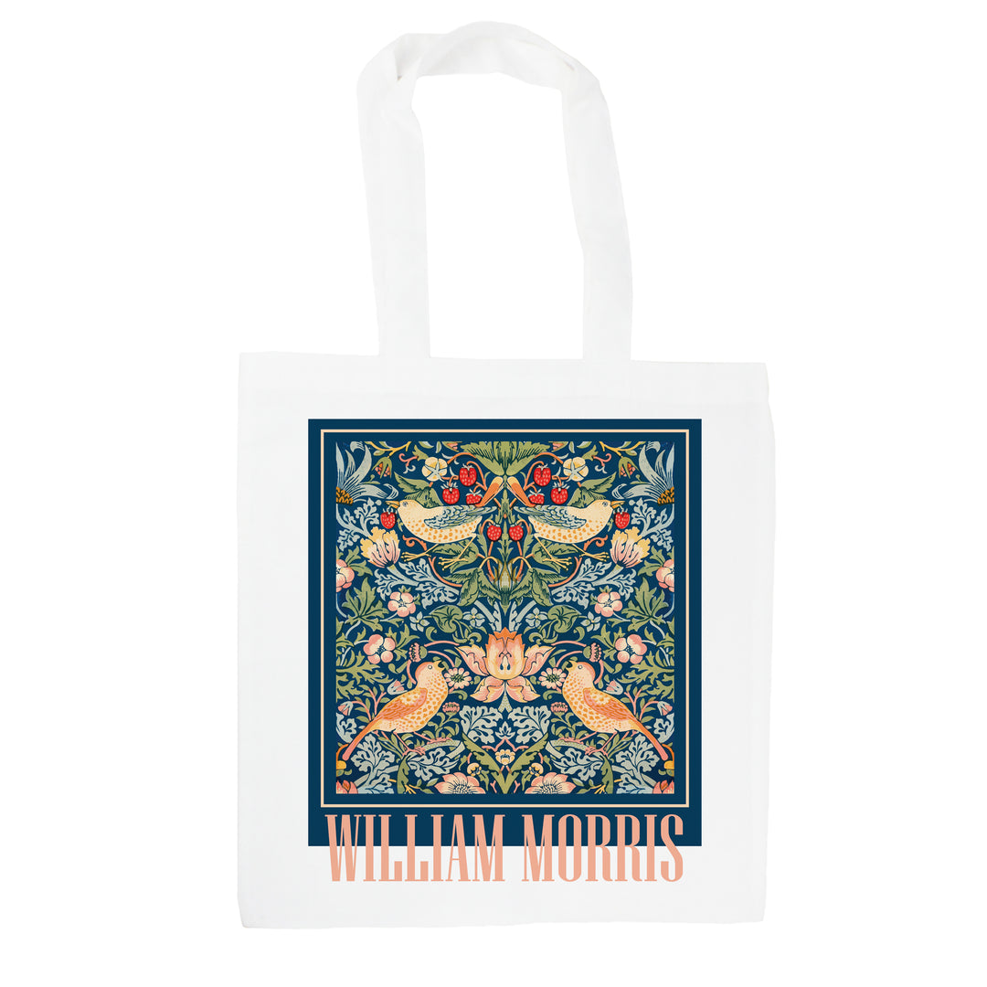 Purely Home Strawberry Thief Tote Bag - Blue