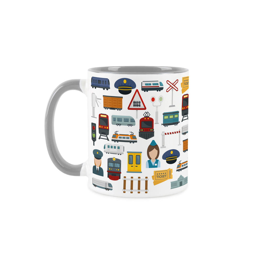 Purely Home Train Conductor Ceramic Mug