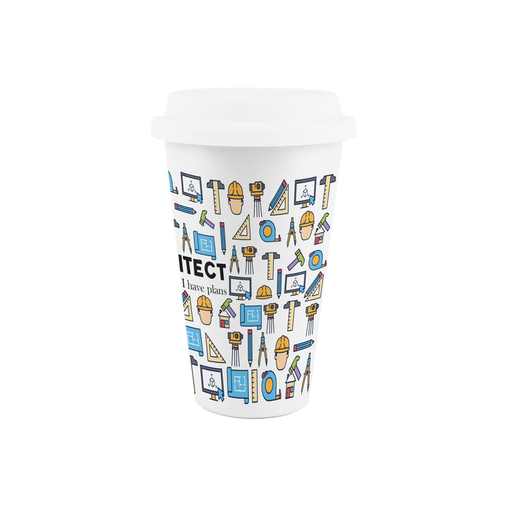 Purely Home Architect Ceramic Travel Mug