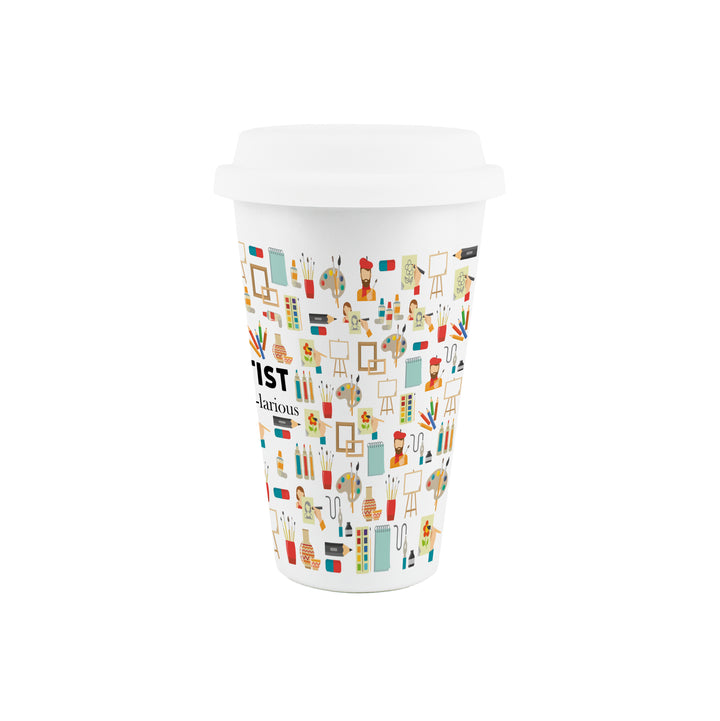 Purely Home Artist Ceramic Travel Mug