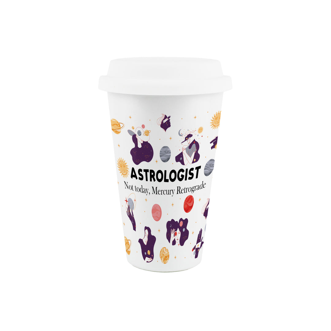 Purely Home Astrologist Ceramic Travel Mug
