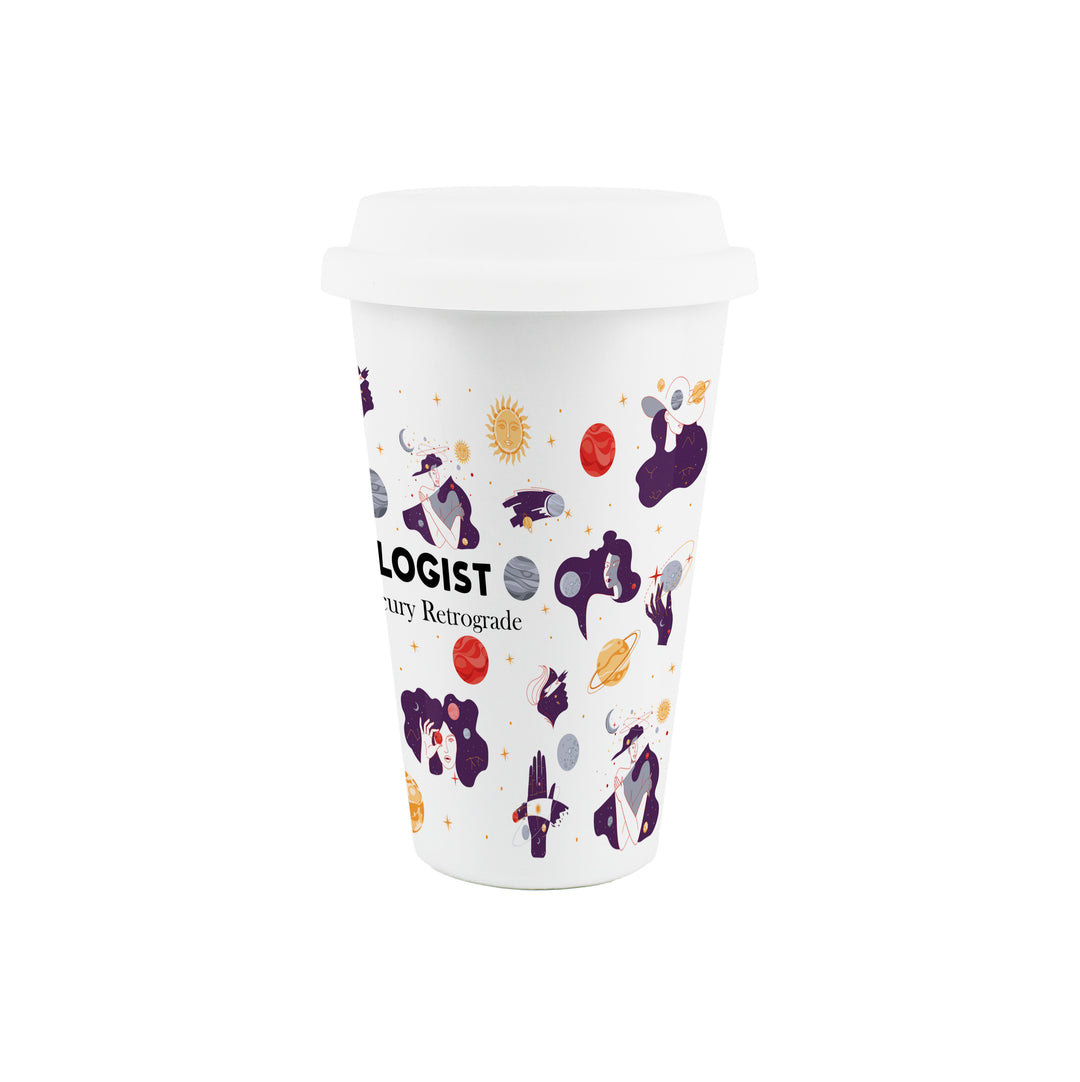 Purely Home Astrologist Ceramic Travel Mug