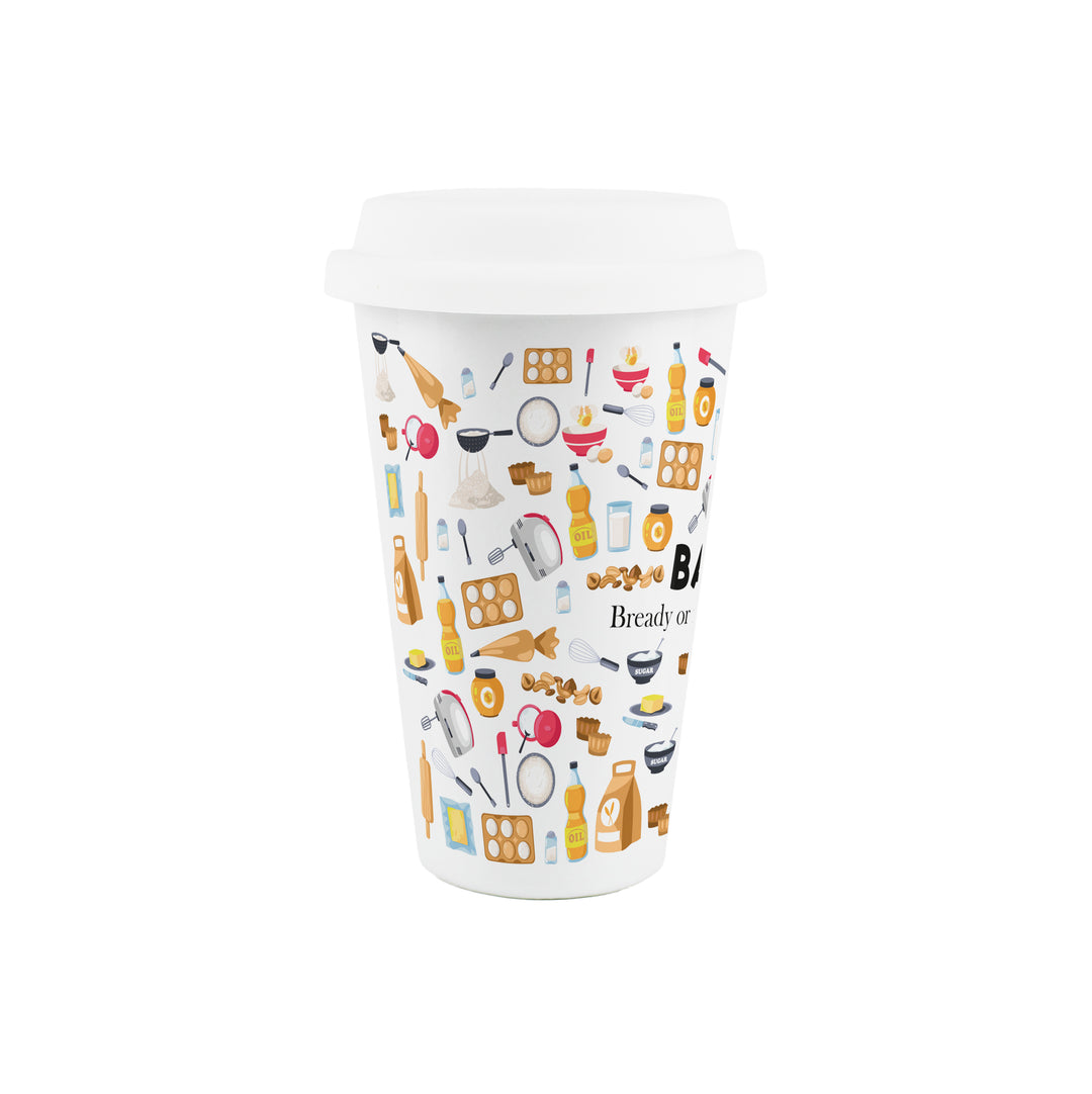 Purely Home Baker Ceramic Travel Mug
