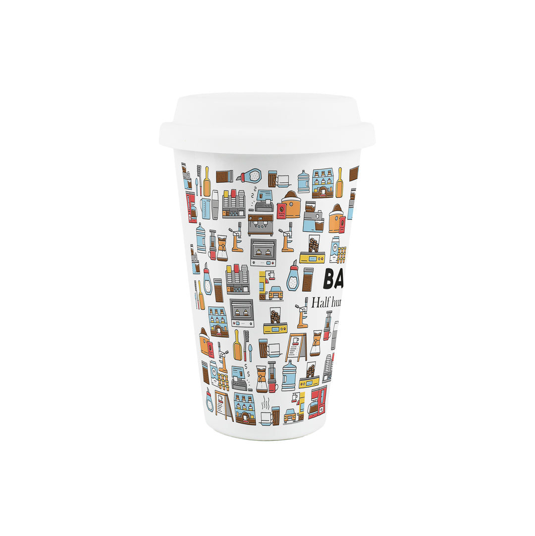 Purely Home Barista Ceramic Travel Mug