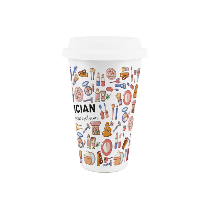 Purely Home Beautician Ceramic Travel Mug