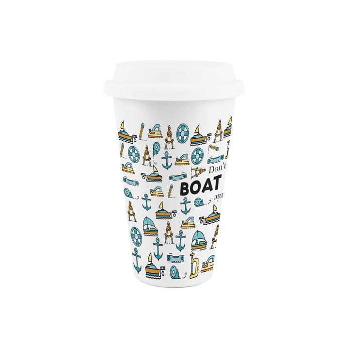 Purely Home Boat Builder Ceramic Travel Mug