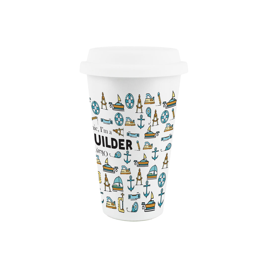 Purely Home Boat Builder Ceramic Travel Mug