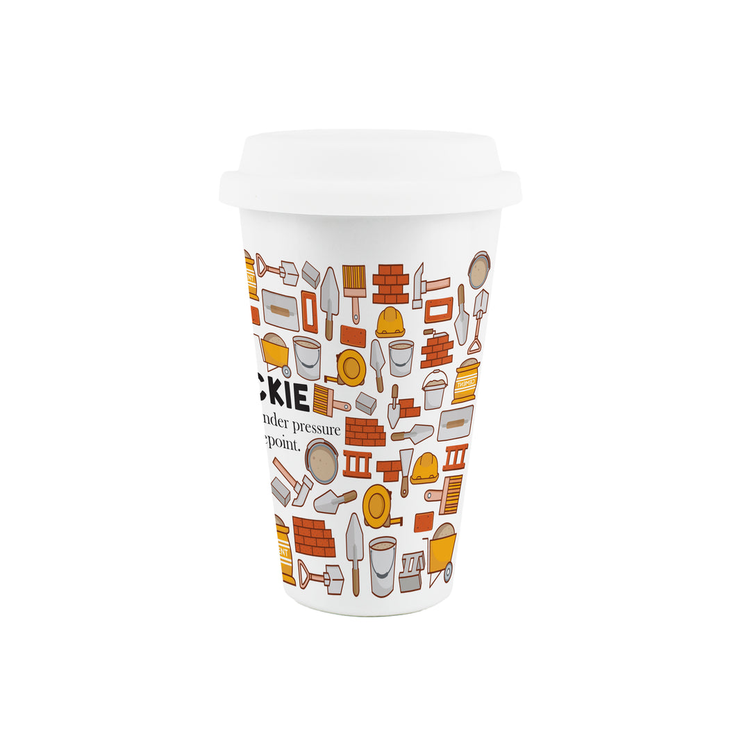 Purely Home Brickie Ceramic Travel Mug