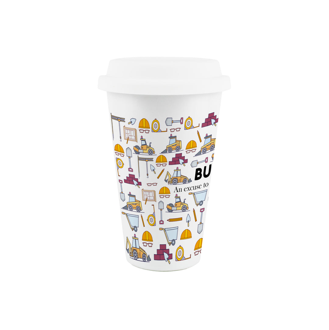 Purely Home Builder Ceramic Travel Mug