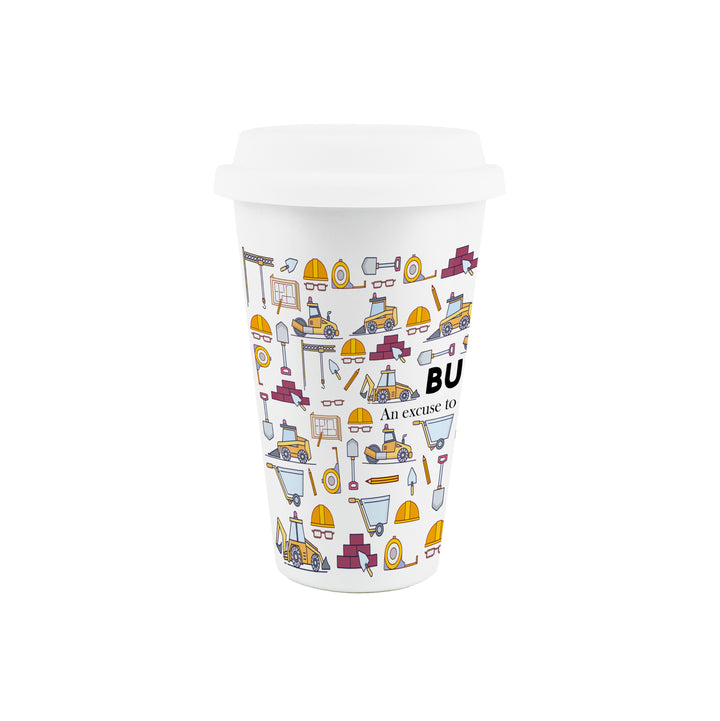Purely Home Builder Ceramic Travel Mug