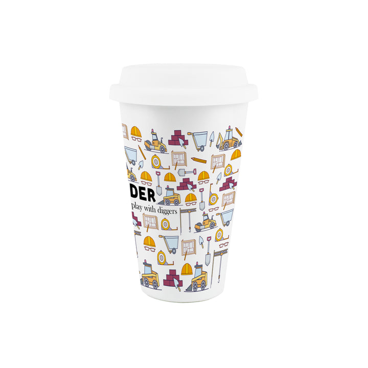 Purely Home Builder Ceramic Travel Mug