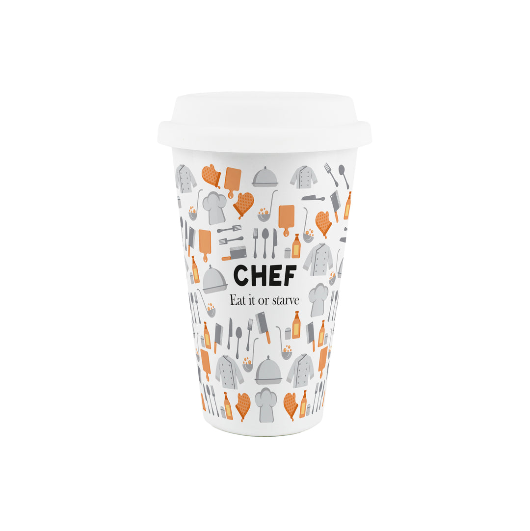 Purely Home Chef Ceramic Travel Mug