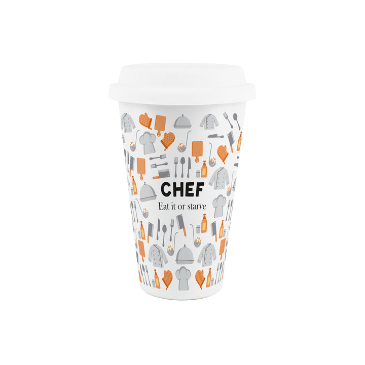 Purely Home Chef Ceramic Travel Mug