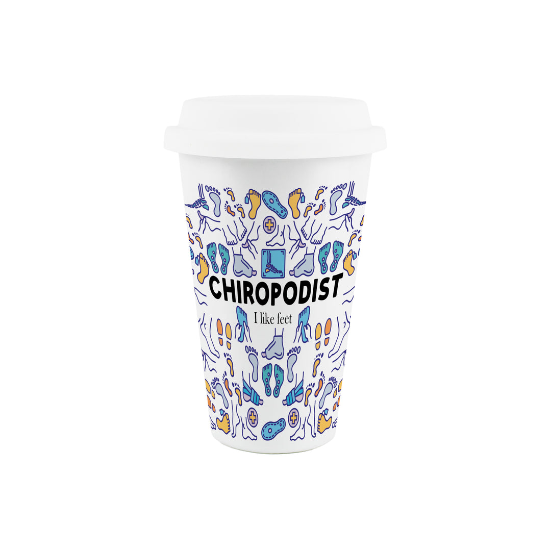 Purely Home Chiropodist Ceramic Travel Mug