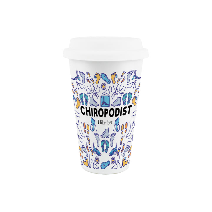 Purely Home Chiropodist Ceramic Travel Mug