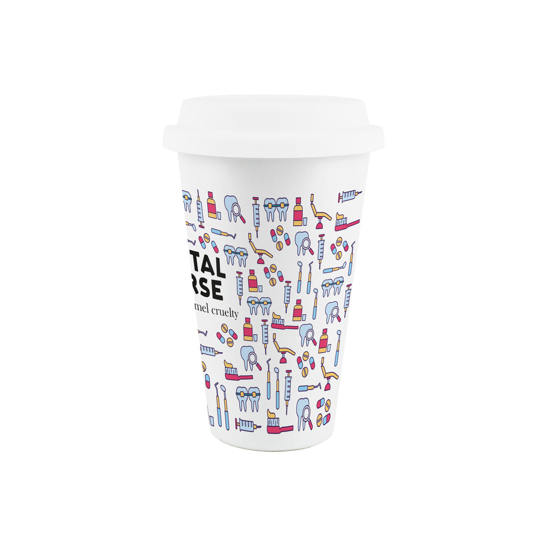 Purely Home Dental Nurse Ceramic Travel Mug