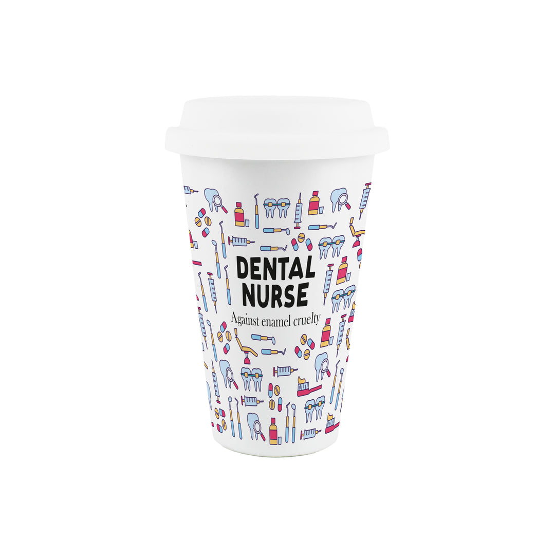 Purely Home Dental Nurse Ceramic Travel Mug