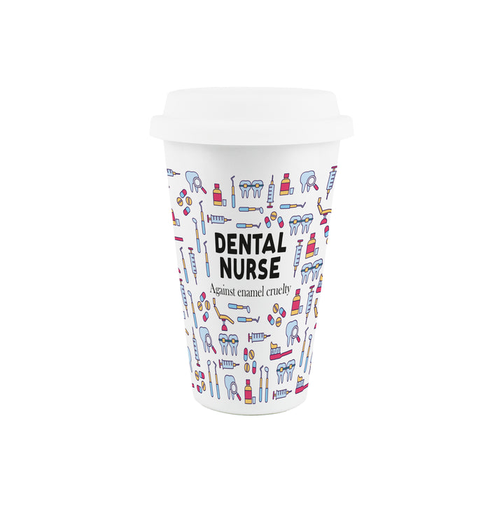 Purely Home Dental Nurse Ceramic Travel Mug