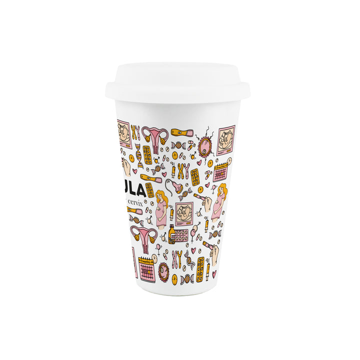 Purely Home Doula Ceramic Travel Mug