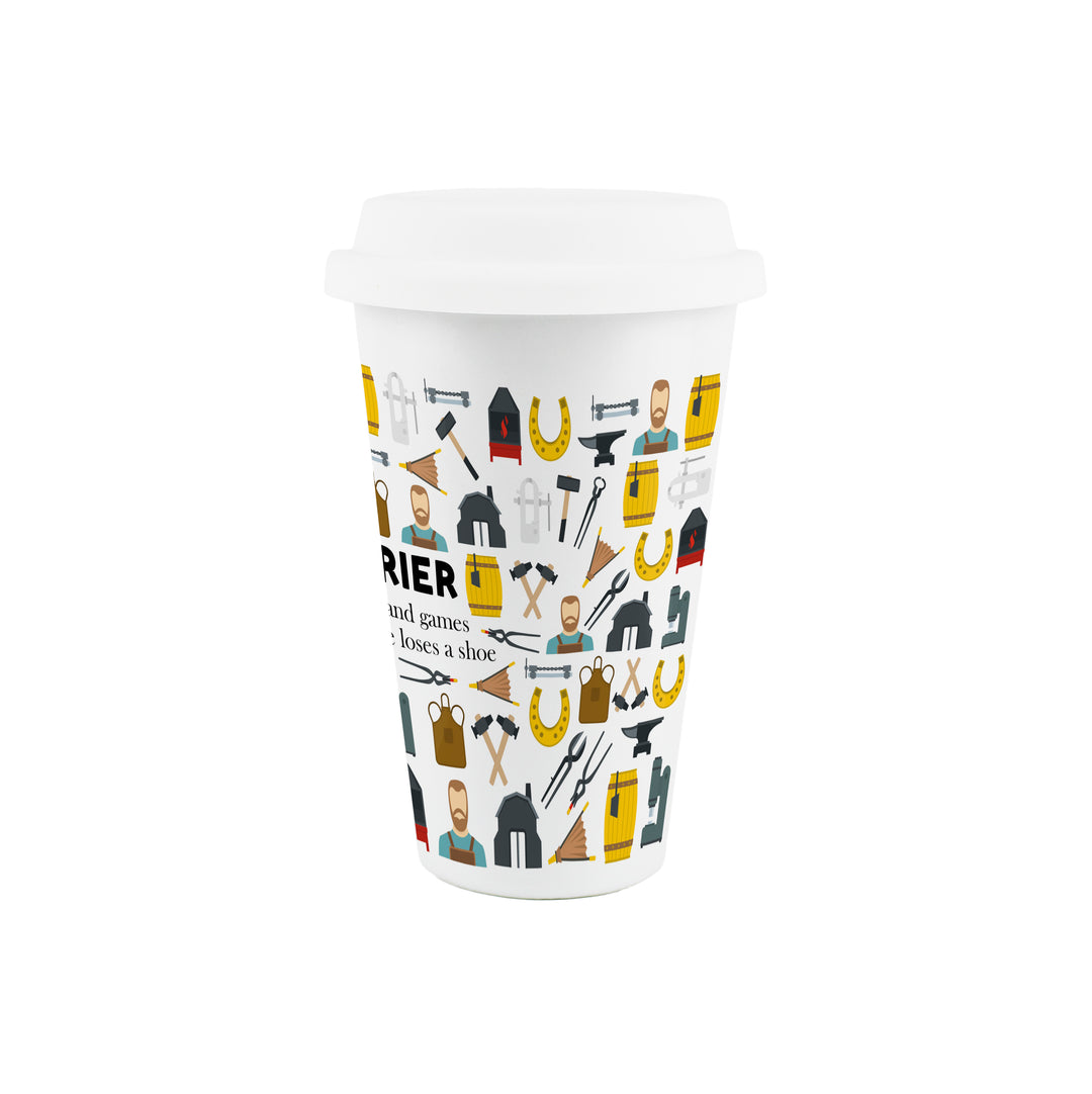 Purely Home Farrier Ceramic Travel Mug
