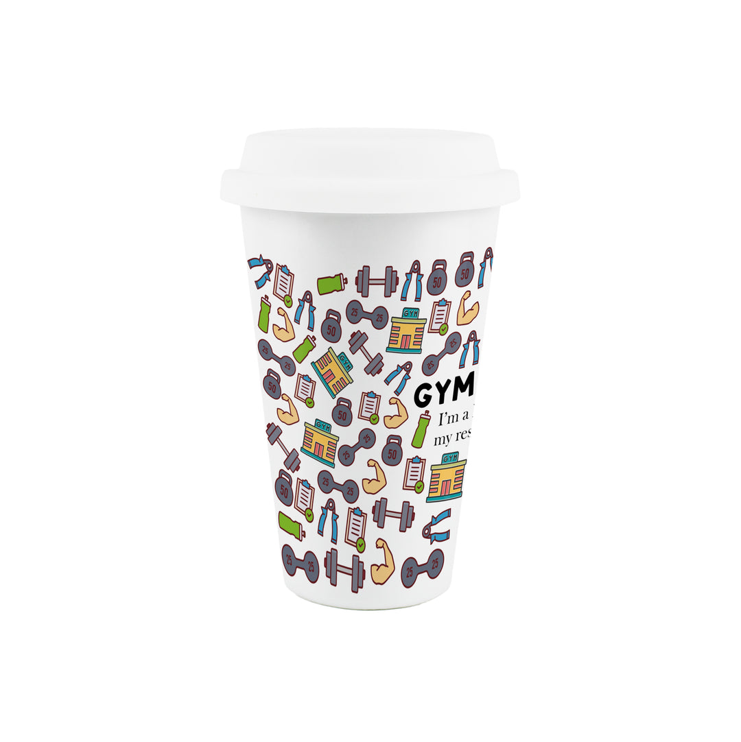 Purely Home Gym Owner Ceramic Travel Mug