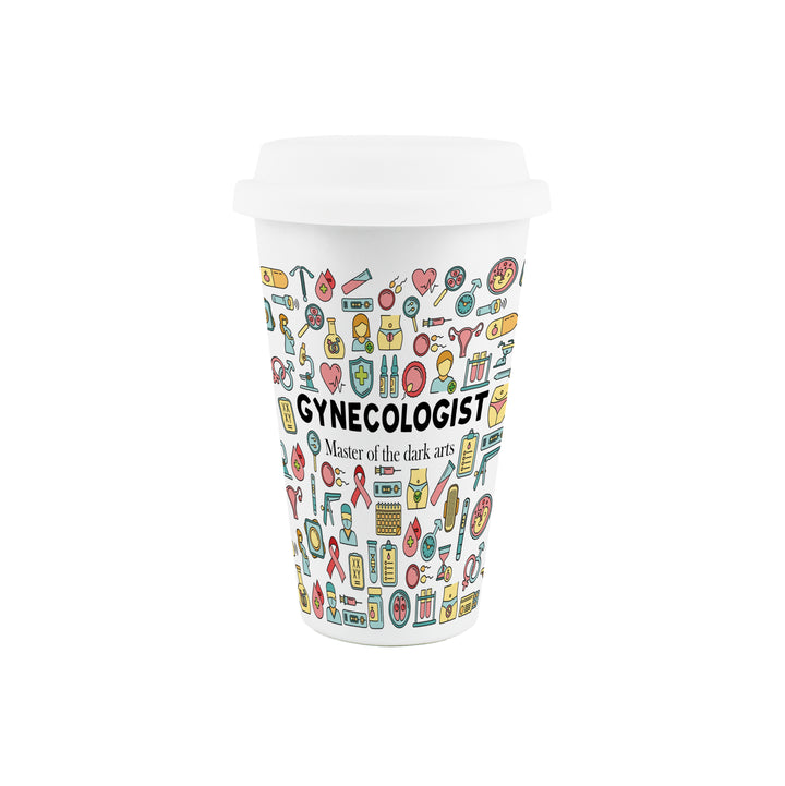 Purely Home Gynecologist Ceramic Travel Mug
