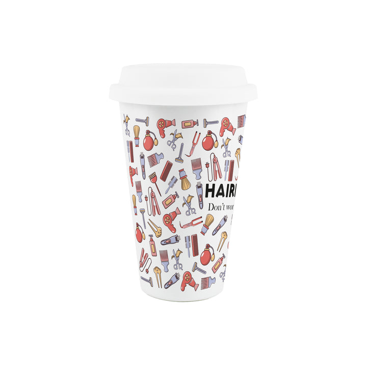 Purely Home Hairdresser Ceramic Travel Mug