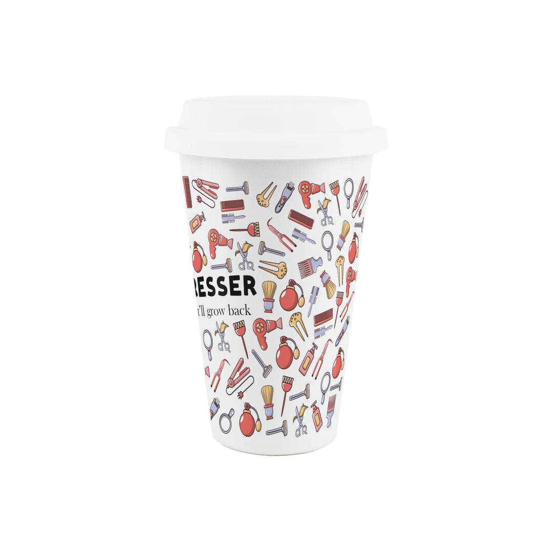 Purely Home Hairdresser Ceramic Travel Mug