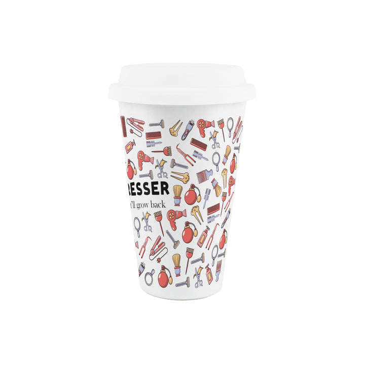 Purely Home Hairdresser Ceramic Travel Mug