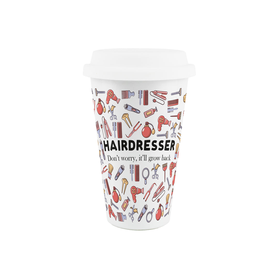 Purely Home Hairdresser Ceramic Travel Mug