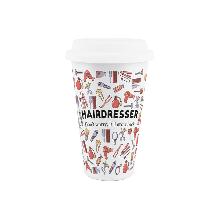 Purely Home Hairdresser Ceramic Travel Mug