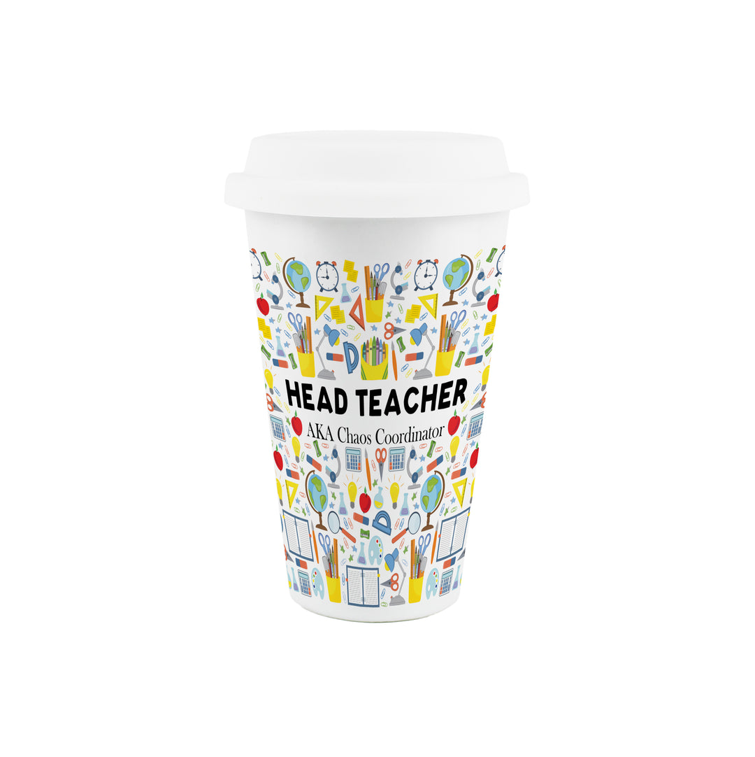 Purely Home Head Teacher Ceramic Travel Mug