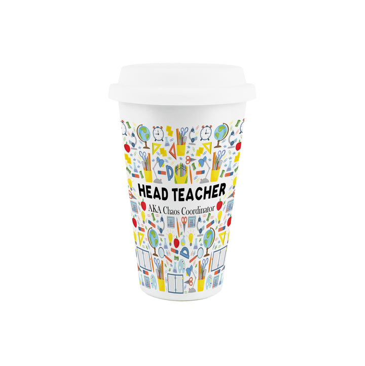 Purely Home Head Teacher Ceramic Travel Mug