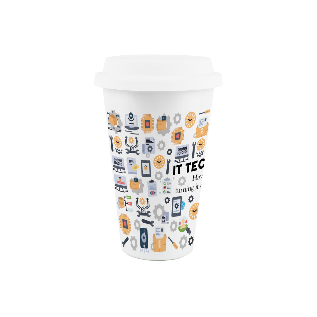 Purely Home IT Technician Ceramic Travel Mug
