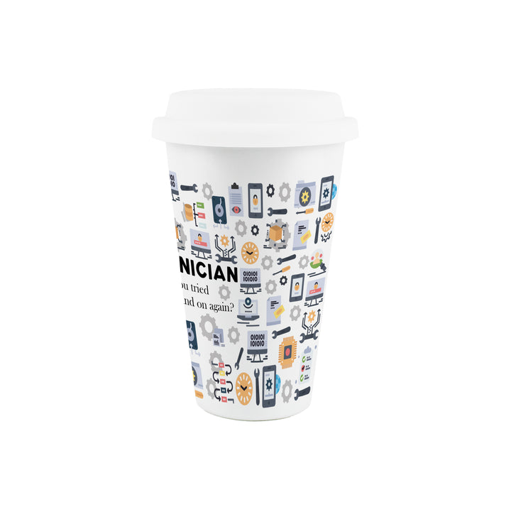 Purely Home IT Technician Ceramic Travel Mug