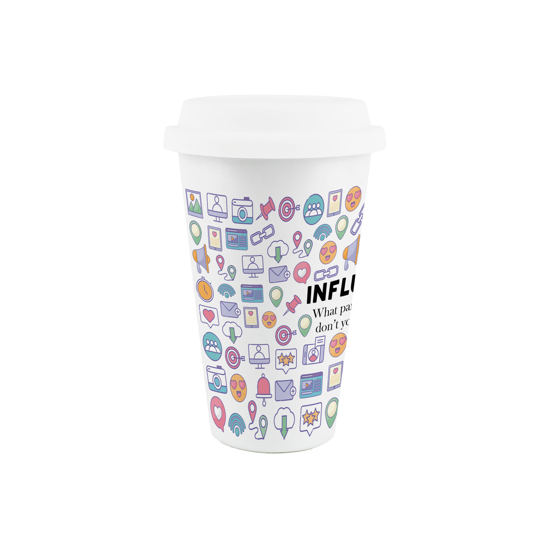 Purely Home Influencer Ceramic Travel Mug