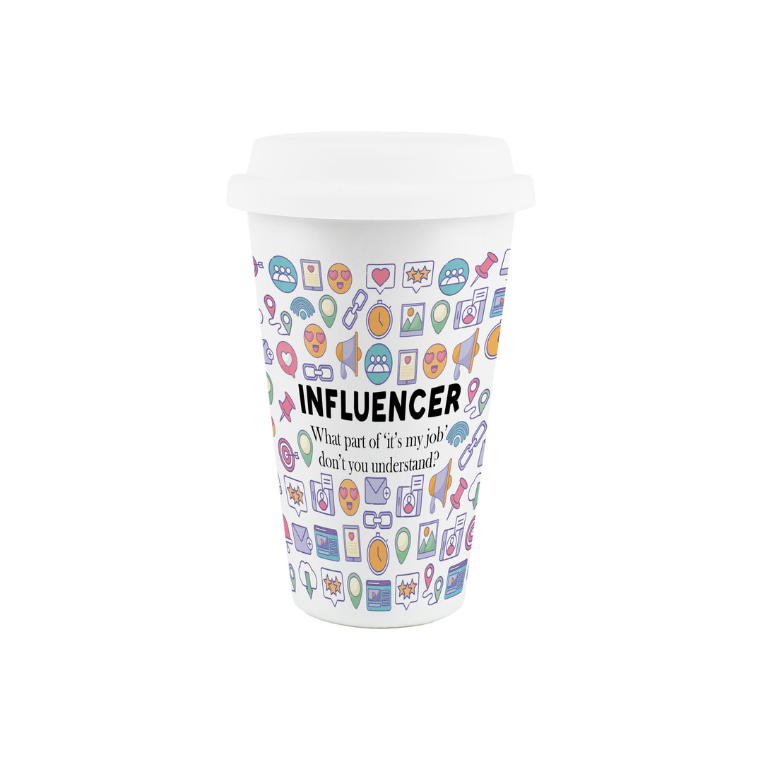 Purely Home Influencer Ceramic Travel Mug