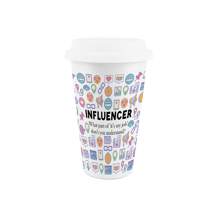 Purely Home Influencer Ceramic Travel Mug