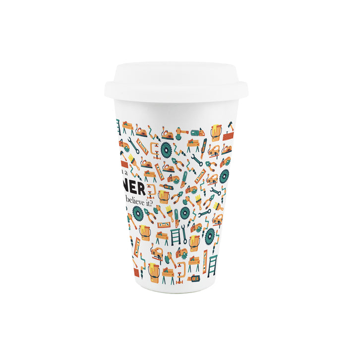 Purely Home Joiner Ceramic Travel Mug