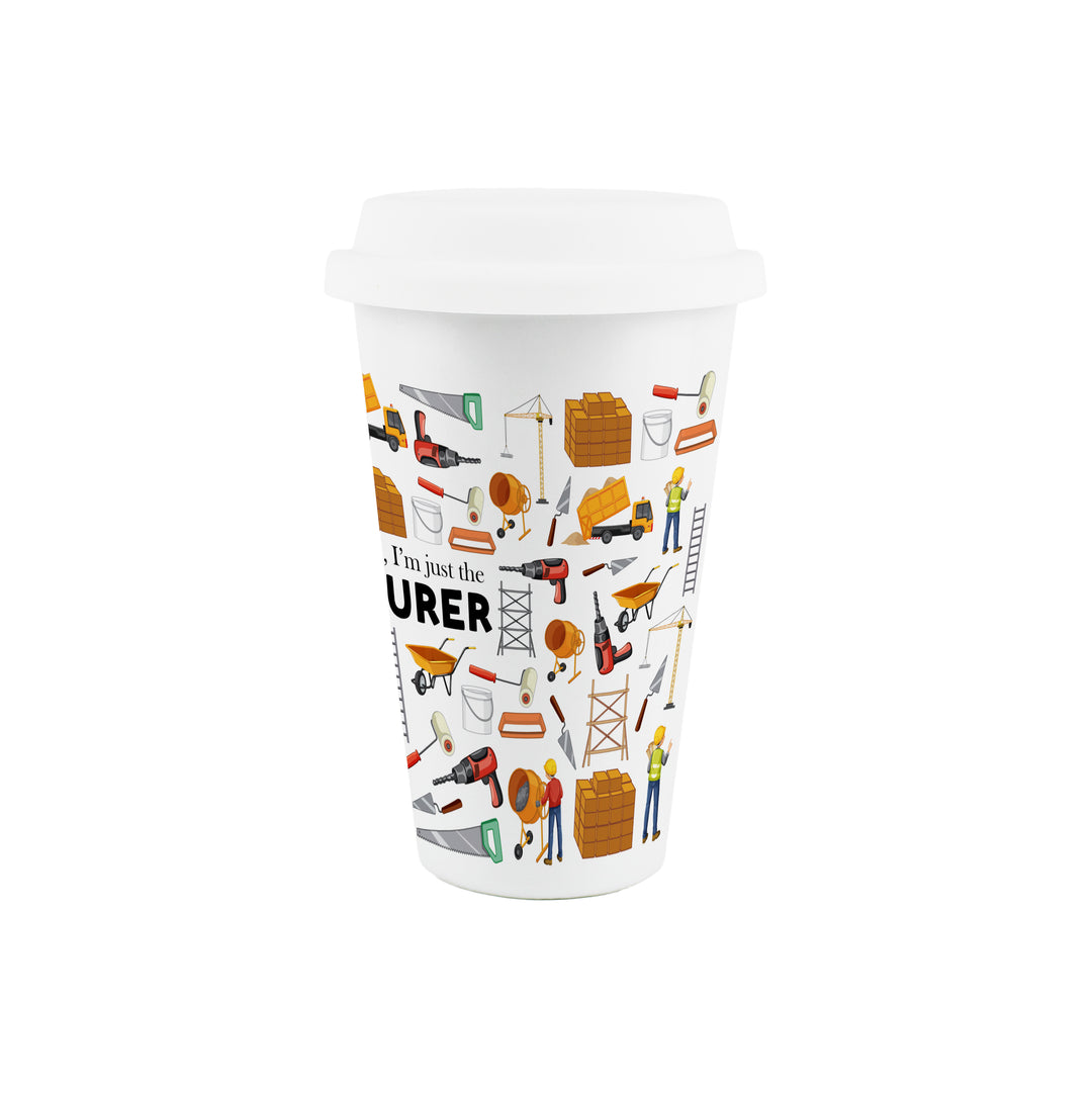 Purely Home Labourer Ceramic Travel Mug