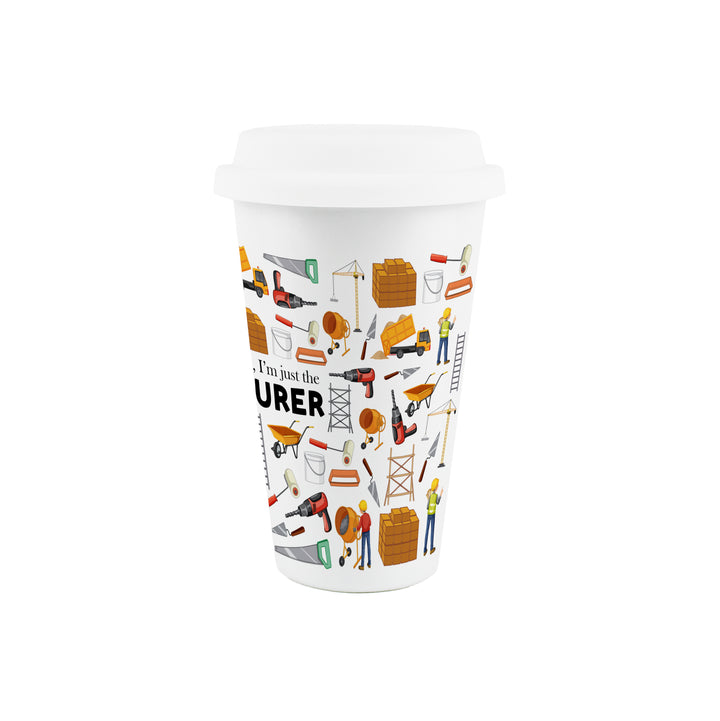 Purely Home Labourer Ceramic Travel Mug