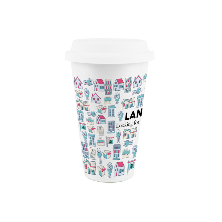 Purely Home Landlady Ceramic Travel Mug
