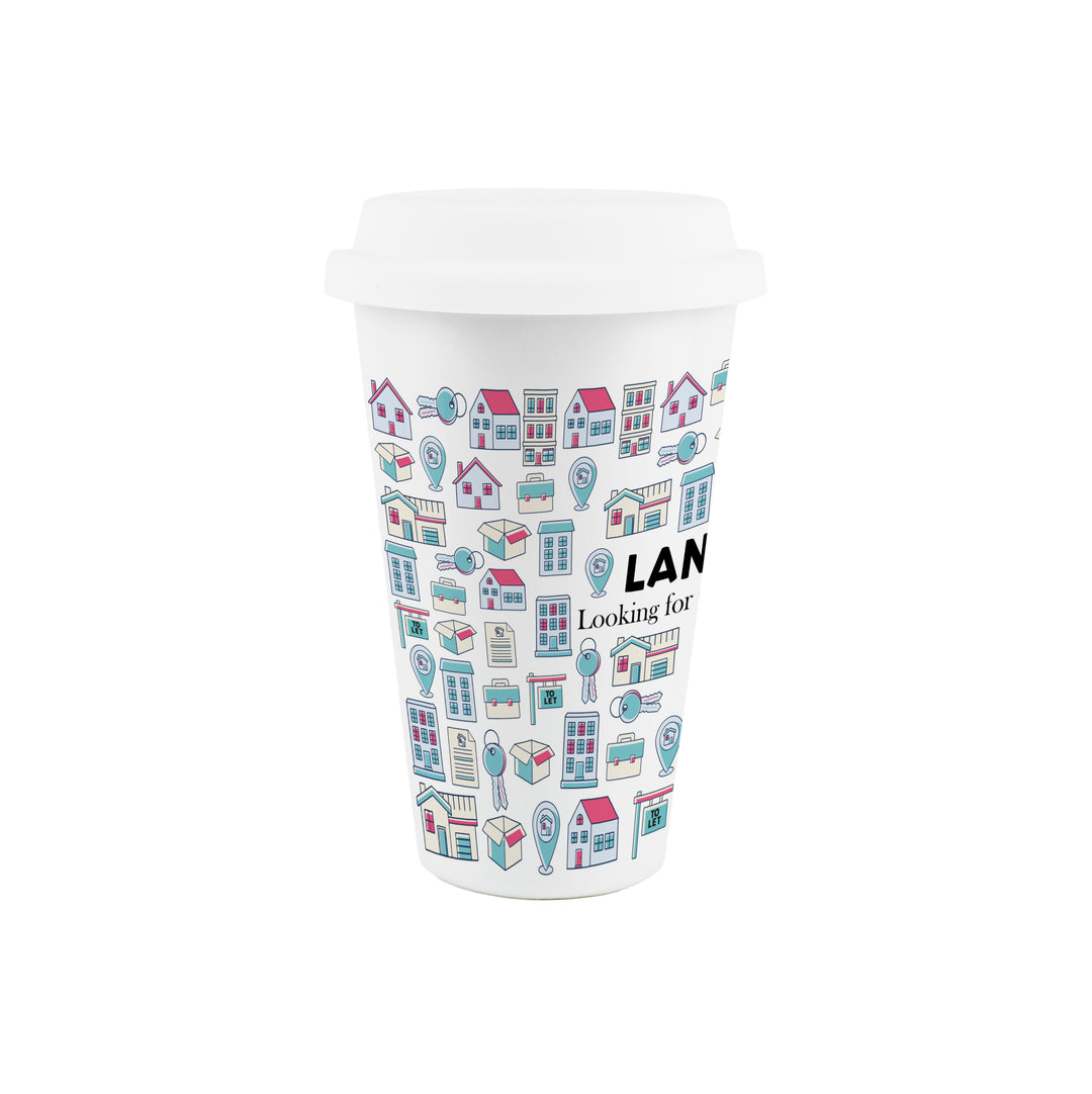 Purely Home Landlord Ceramic Travel Mug