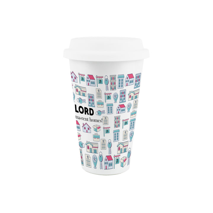 Purely Home Landlord Ceramic Travel Mug