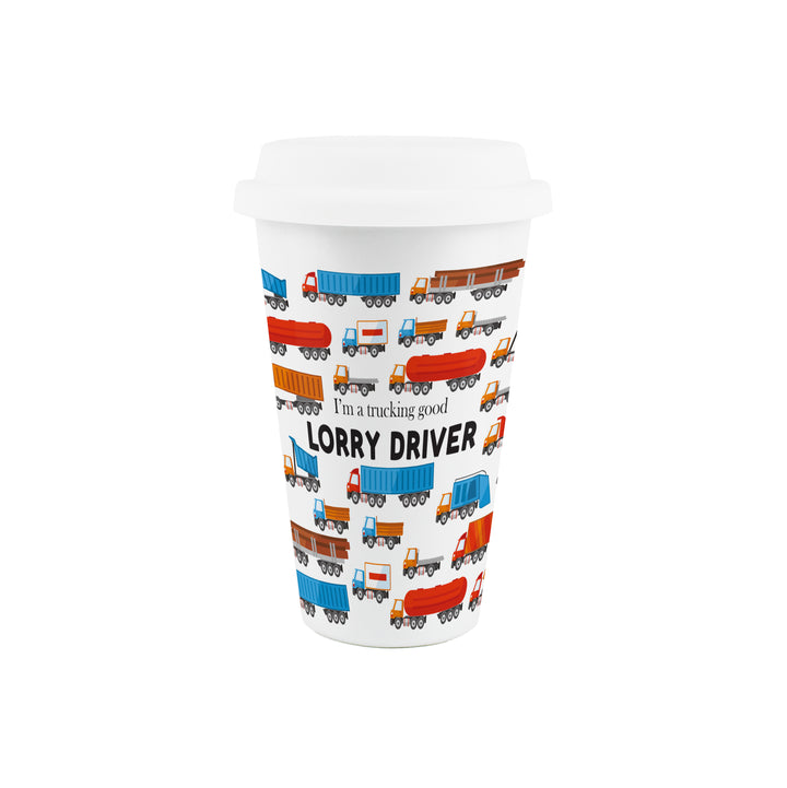Purely Home Lorry Driver Ceramic Travel Mug
